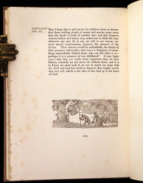 1915 Rare First Edition - Here is Faery Illustrated by Percy Leason.
