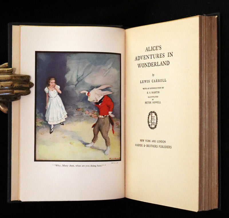 1901 Scarce in Dust Jacket - Alice's Adventures in Wonderland by Lewis Carroll illustrated by Peter Newell.