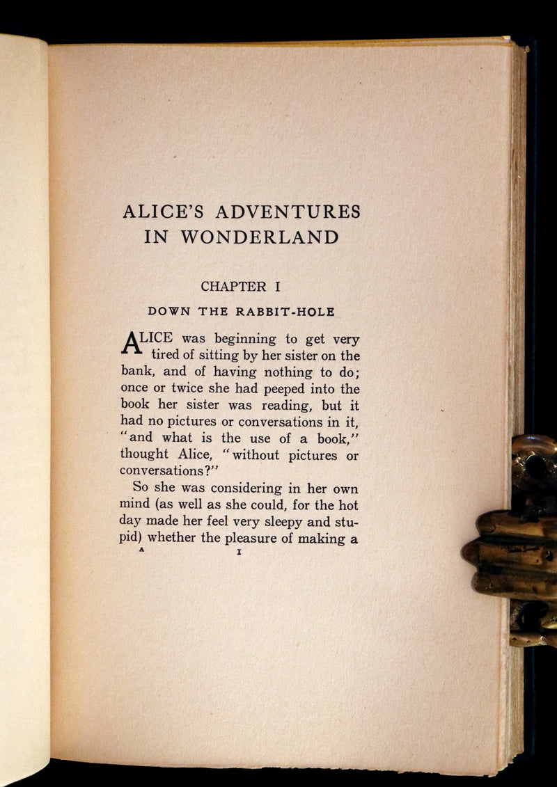 1901 Scarce in Dust Jacket - Alice's Adventures in Wonderland by Lewis Carroll illustrated by Peter Newell.