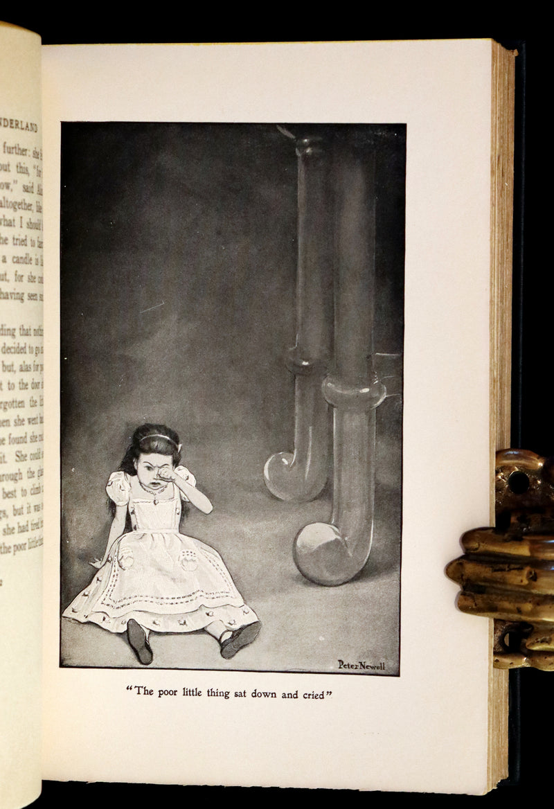 1901 Scarce in Dust Jacket - Alice's Adventures in Wonderland by Lewis Carroll illustrated by Peter Newell.