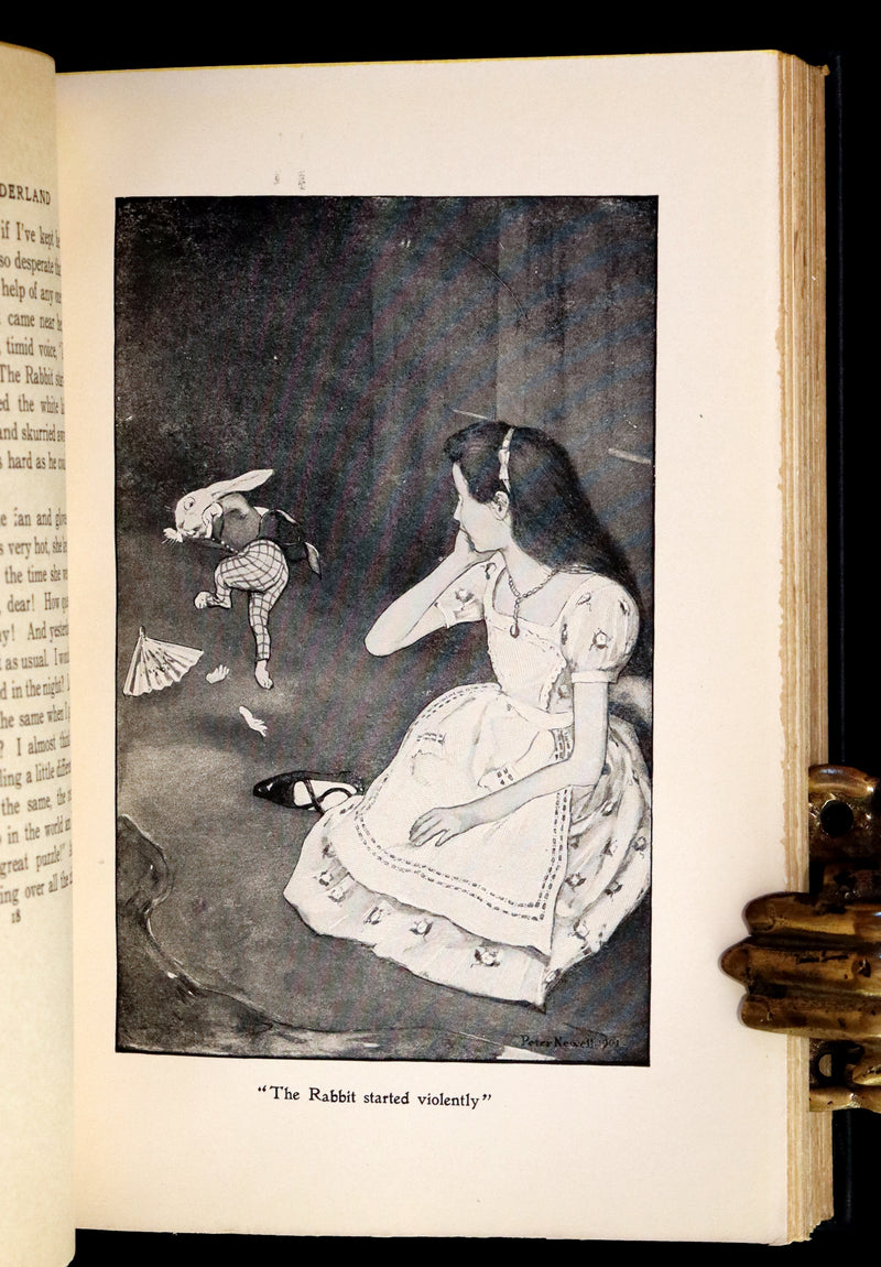 1901 Scarce in Dust Jacket - Alice's Adventures in Wonderland by Lewis Carroll illustrated by Peter Newell.