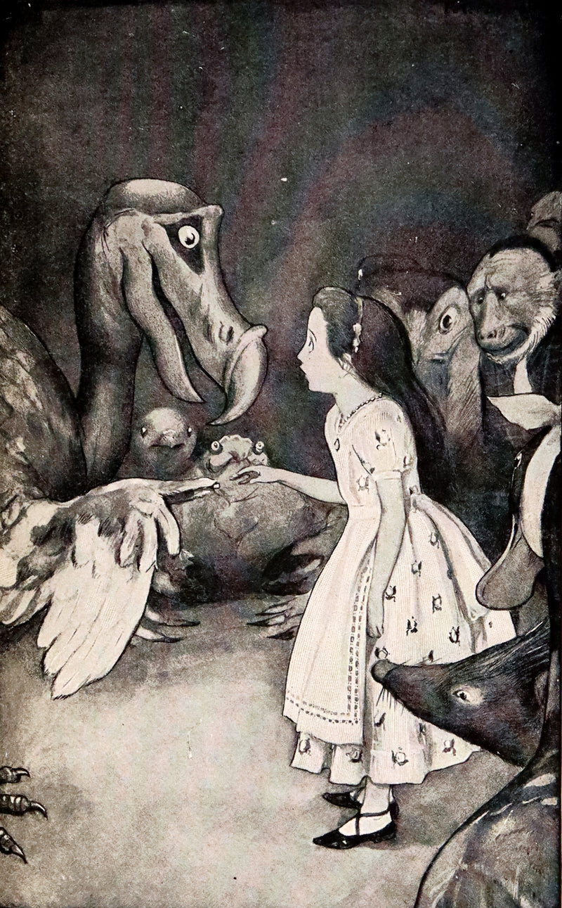 1901 Scarce in Dust Jacket - Alice's Adventures in Wonderland by Lewis Carroll illustrated by Peter Newell.