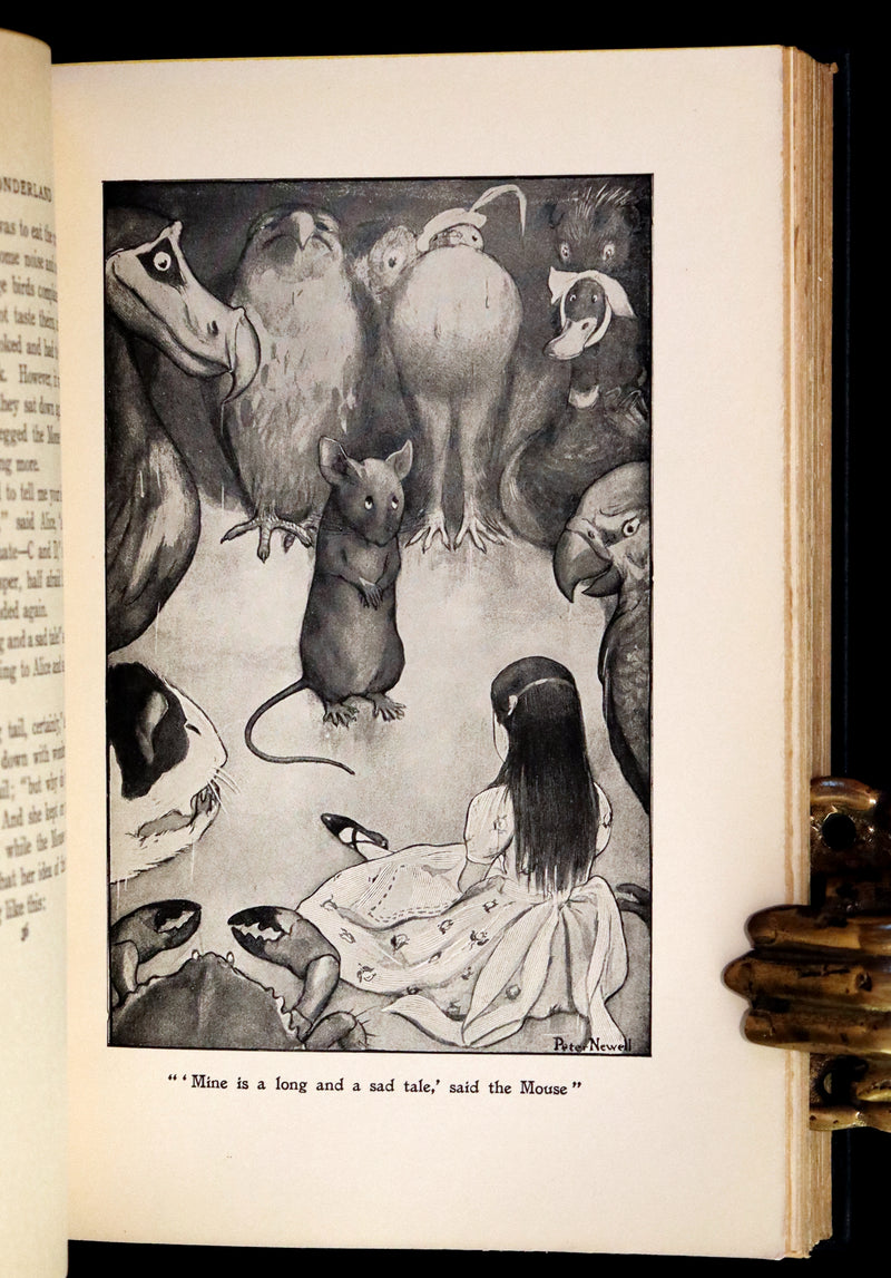 1901 Scarce in Dust Jacket - Alice's Adventures in Wonderland by Lewis Carroll illustrated by Peter Newell.