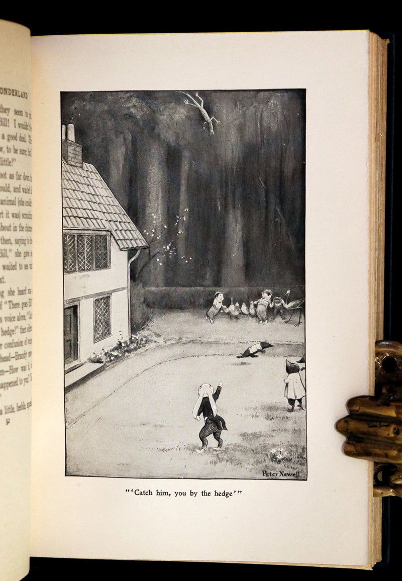 1901 Scarce in Dust Jacket - Alice's Adventures in Wonderland by Lewis Carroll illustrated by Peter Newell.