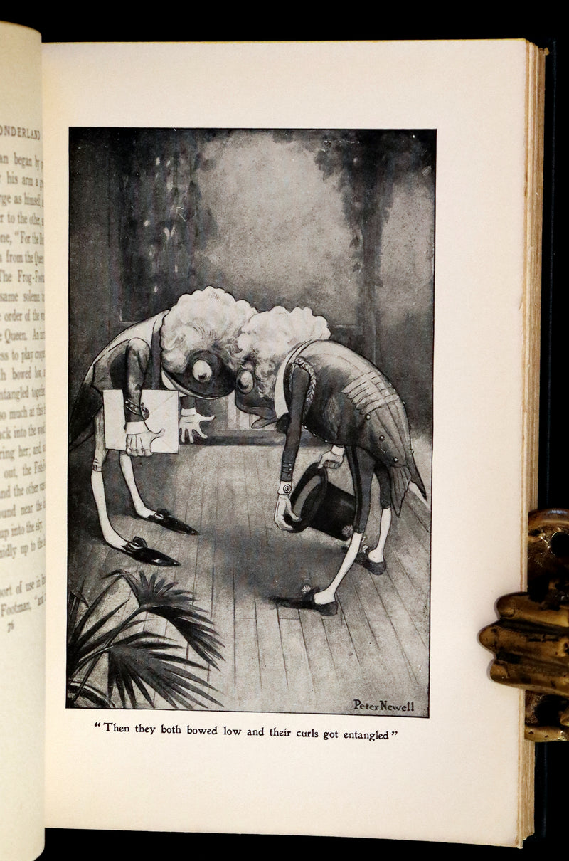 1901 Scarce in Dust Jacket - Alice's Adventures in Wonderland by Lewis Carroll illustrated by Peter Newell.