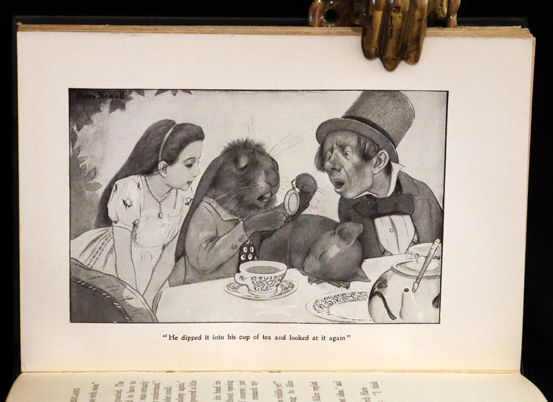 1901 Scarce in Dust Jacket - Alice's Adventures in Wonderland by Lewis Carroll illustrated by Peter Newell.