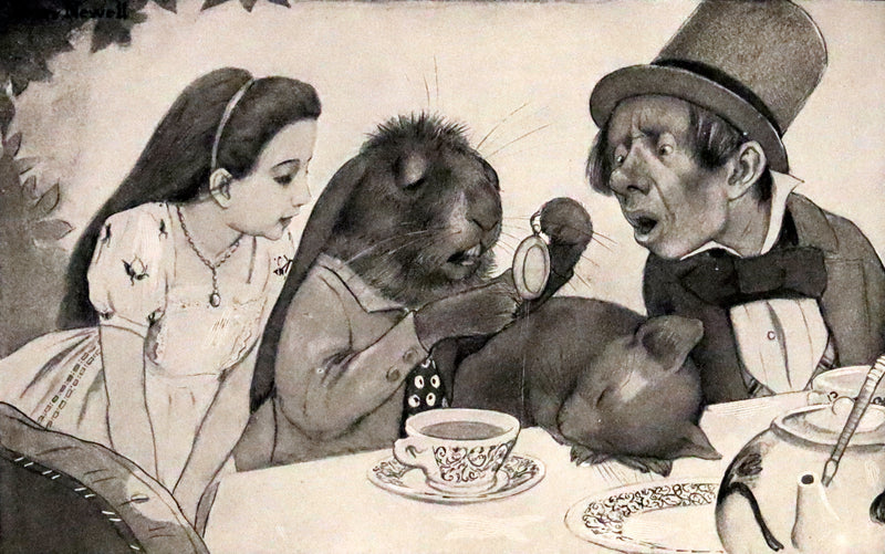 1901 Scarce in Dust Jacket - Alice's Adventures in Wonderland by Lewis Carroll illustrated by Peter Newell.