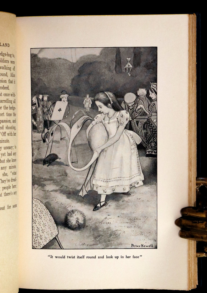 1901 Scarce in Dust Jacket - Alice's Adventures in Wonderland by Lewis Carroll illustrated by Peter Newell.