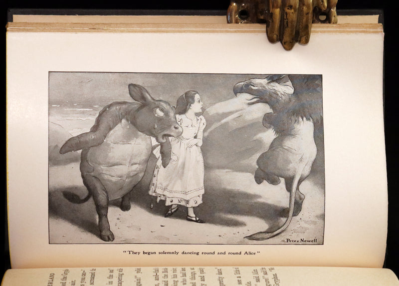 1901 Scarce in Dust Jacket - Alice's Adventures in Wonderland by Lewis Carroll illustrated by Peter Newell.