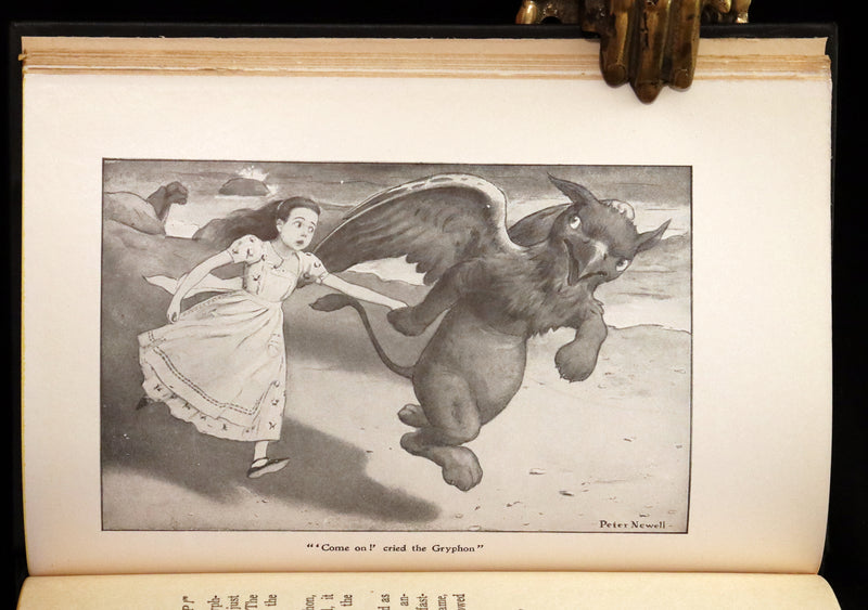 1901 Scarce in Dust Jacket - Alice's Adventures in Wonderland by Lewis Carroll illustrated by Peter Newell.