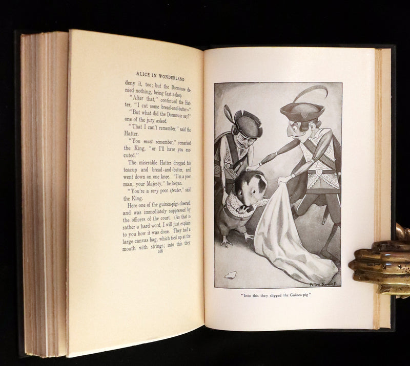 1901 Scarce in Dust Jacket - Alice's Adventures in Wonderland by Lewis Carroll illustrated by Peter Newell.