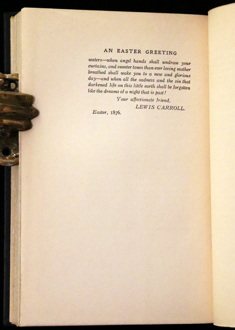 1901 Scarce in Dust Jacket - Alice's Adventures in Wonderland by Lewis Carroll illustrated by Peter Newell.