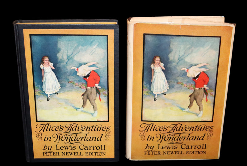 1901 Scarce in Dust Jacket - Alice's Adventures in Wonderland by Lewis Carroll illustrated by Peter Newell.