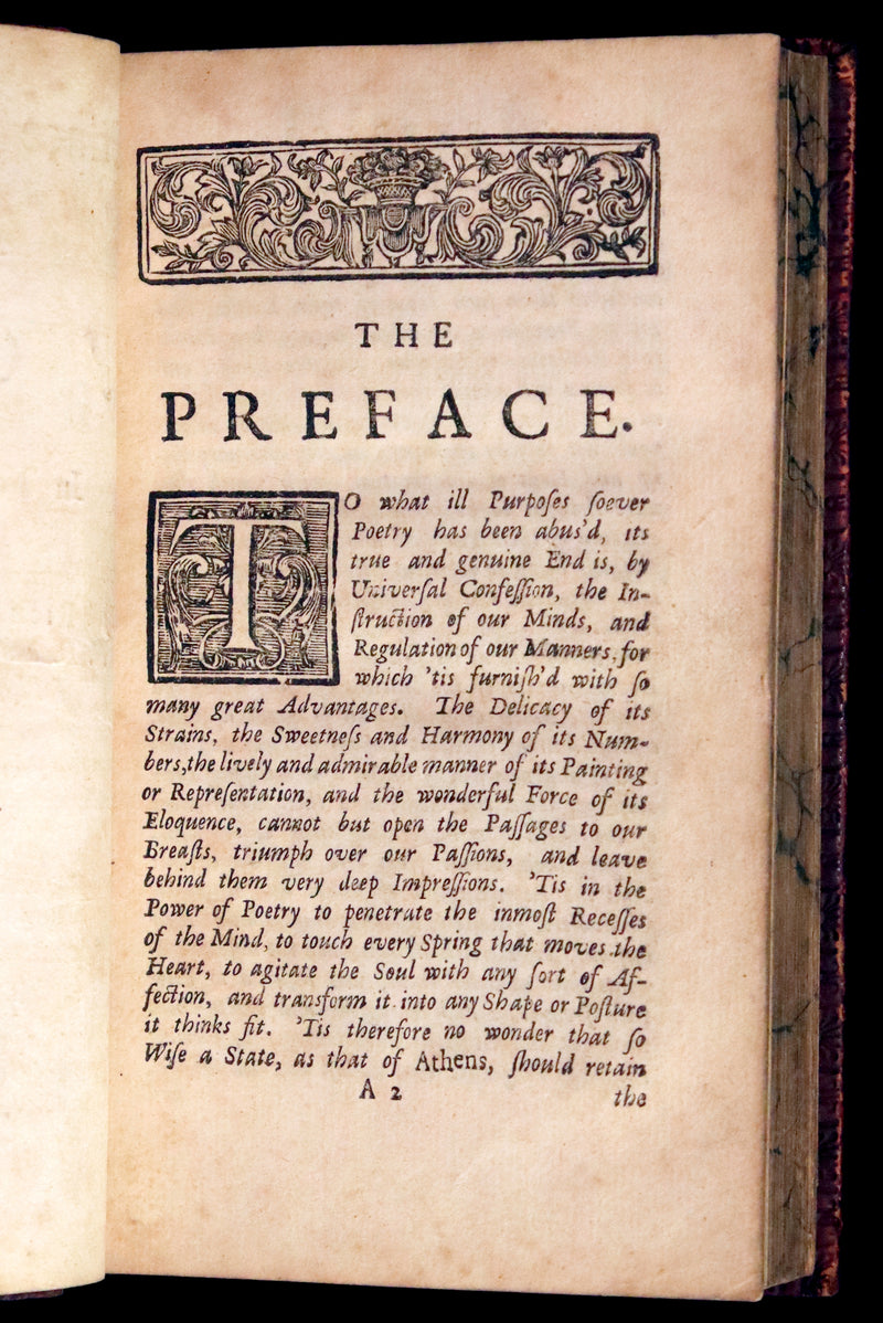 1714 Scarce  Book - Prince ARTHUR An Heroick Poem by Sir Richard Blackmore. KING ARTHUR.