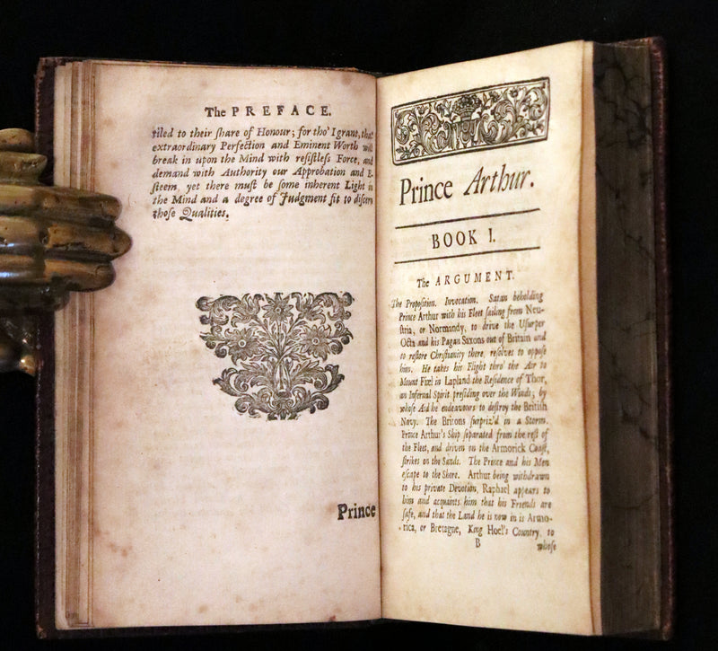 1714 Scarce  Book - Prince ARTHUR An Heroick Poem by Sir Richard Blackmore. KING ARTHUR.