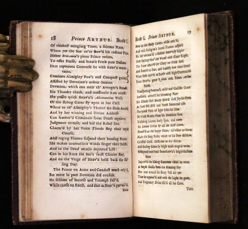 1714 Scarce  Book - Prince ARTHUR An Heroick Poem by Sir Richard Blackmore. KING ARTHUR.