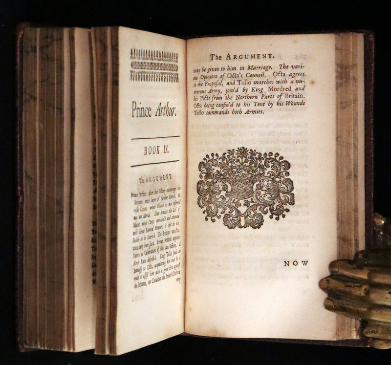 1714 Scarce  Book - Prince ARTHUR An Heroick Poem by Sir Richard Blackmore. KING ARTHUR.