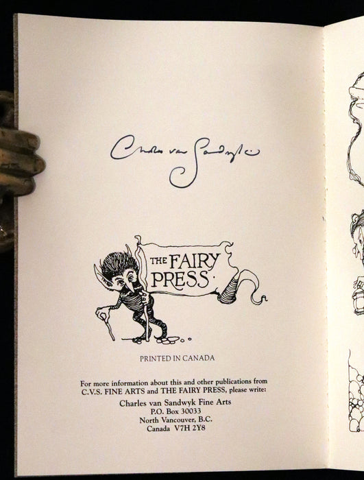 1993 Scarce Signed First Edition - How to See Fairies (Fairy Press) by Charles van Sandwyk.