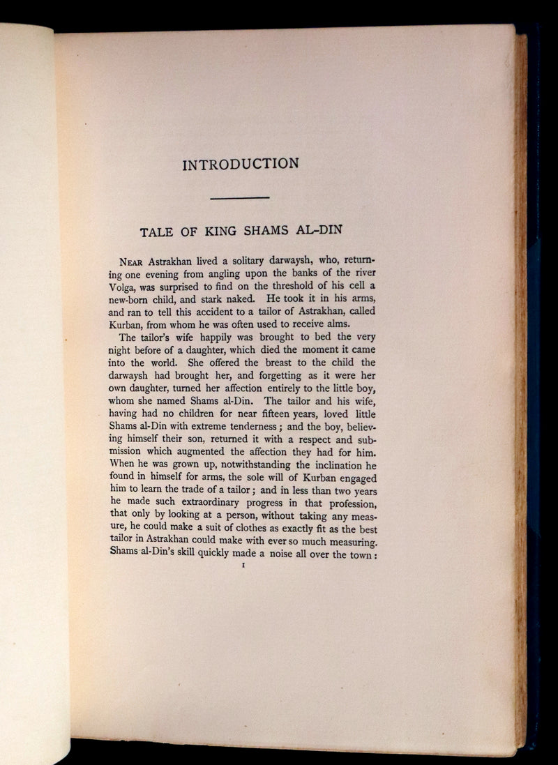 1901 Rare Limited Edition - Tartarian Tales - The Thousand and One Quarters of an Hour by Thomas Simon Gueulette.