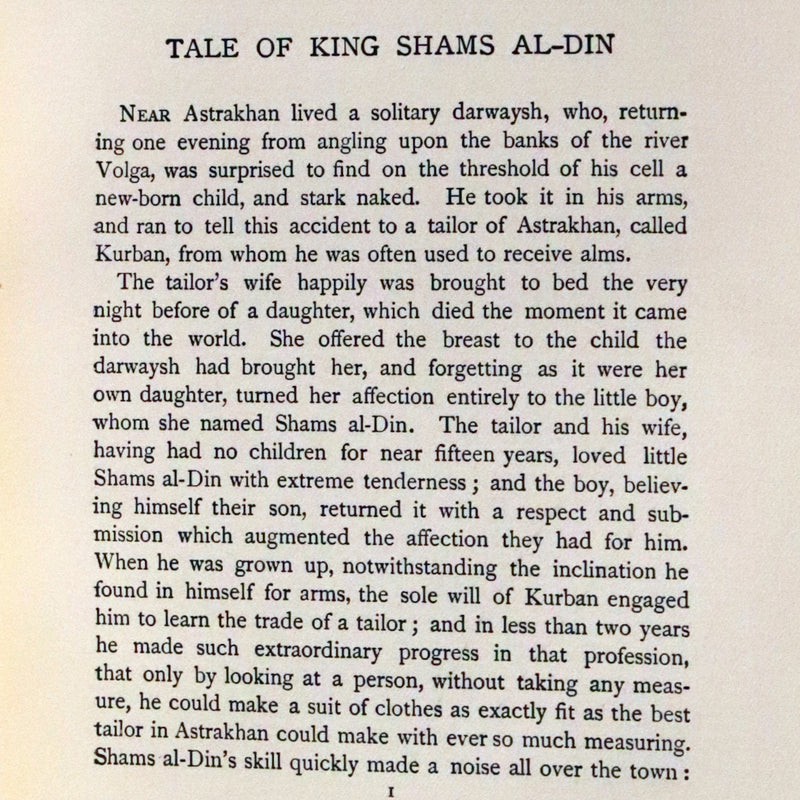 1901 Rare Limited Edition - Tartarian Tales - The Thousand and One Quarters of an Hour by Thomas Simon Gueulette.