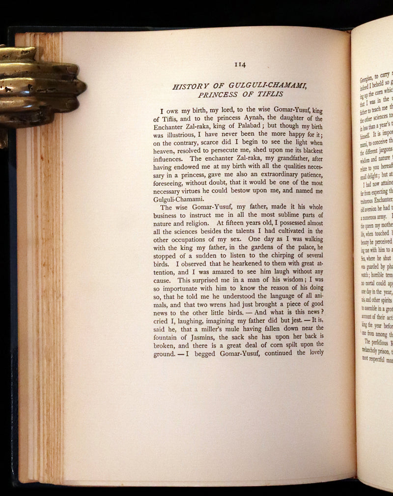 1901 Rare Limited Edition - Tartarian Tales - The Thousand and One Quarters of an Hour by Thomas Simon Gueulette.