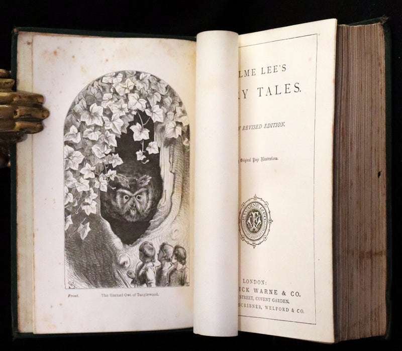 1890 Scarce Victorian Edition - Holme Lee's Fairy Tales, illustrated.