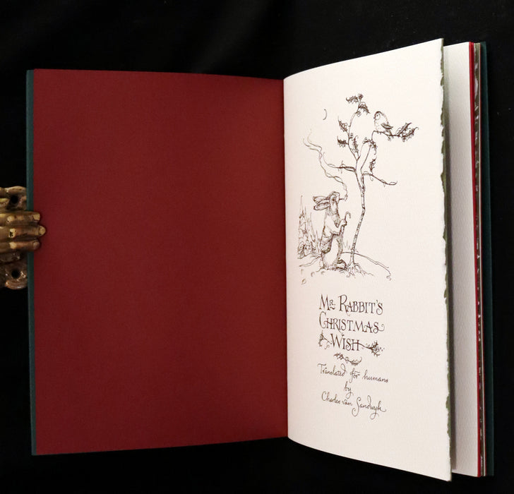 2007 Rare Edition - Mr. Rabbit's Christmas Wish Translated for Humans by Charles van Sandwyk.