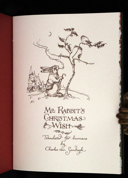 2007 Rare Edition - Mr. Rabbit's Christmas Wish Translated for Humans by Charles van Sandwyk.