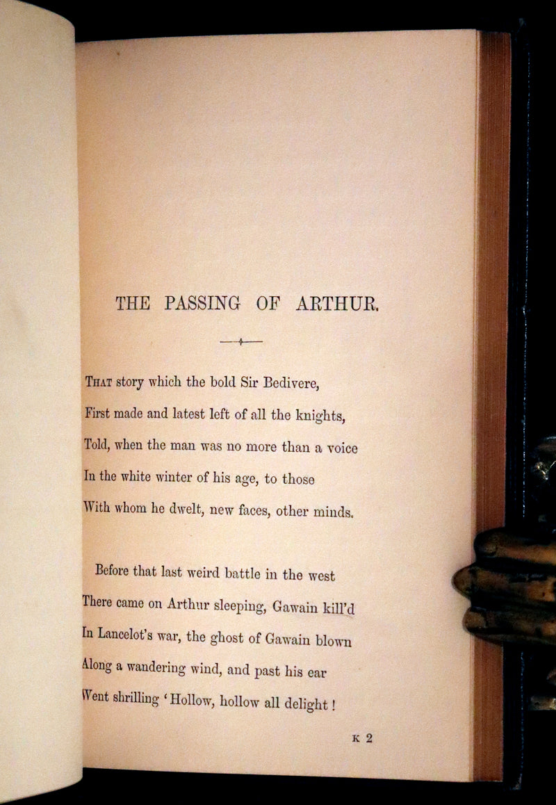 1870 Rare First Edition - Legend of King Arthur & The Holy Grail by Alfred Tennyson.