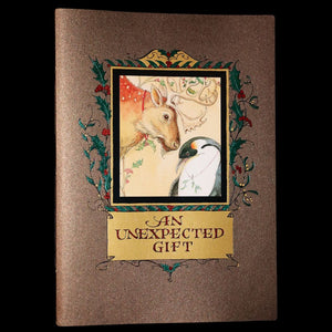 2013 Scarce Signed Deluxe Edition - An Unexpected Gift, A Christmas Tale by Charles van Sandwyk.