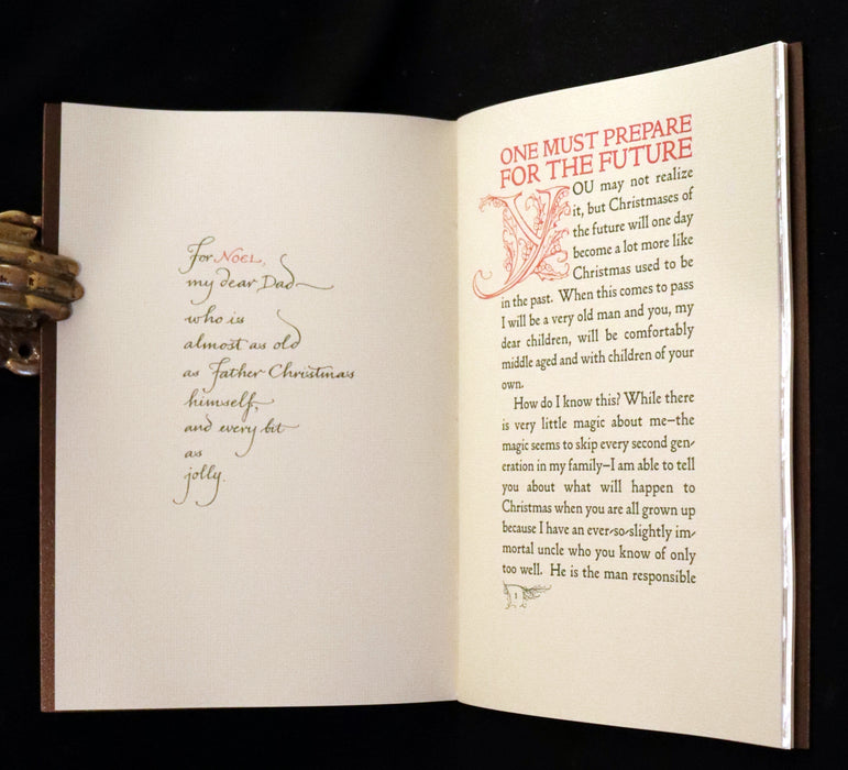 2013 Scarce Signed Deluxe Edition - An Unexpected Gift, A Christmas Tale by Charles van Sandwyk.