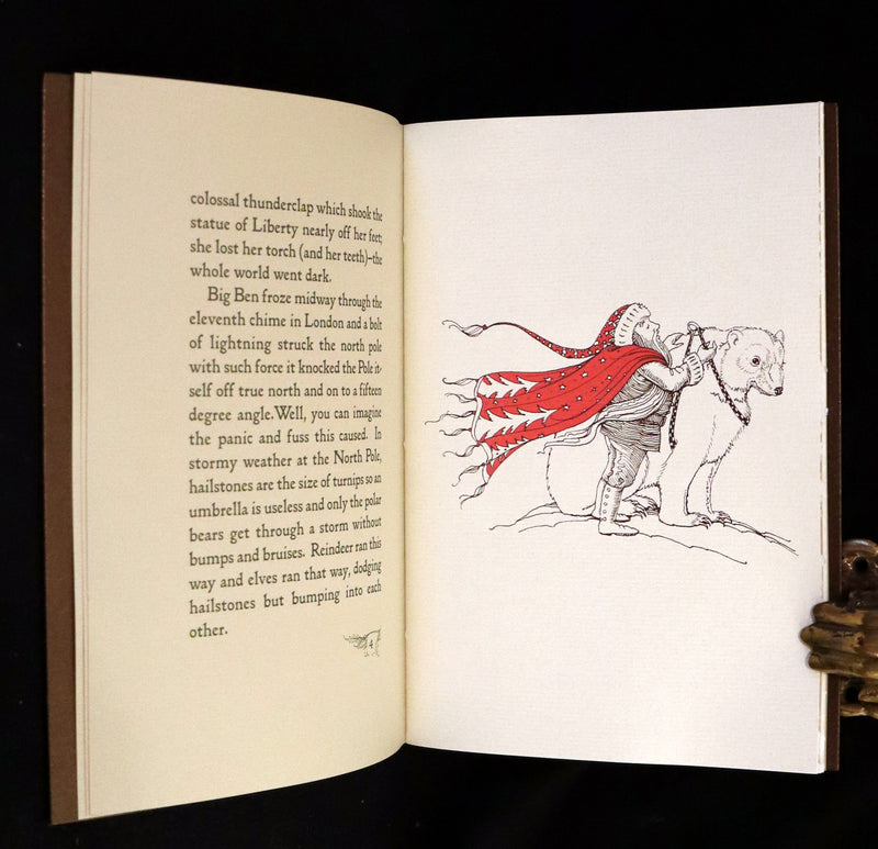 2013 Scarce Signed Deluxe Edition - An Unexpected Gift, A Christmas Tale by Charles van Sandwyk.