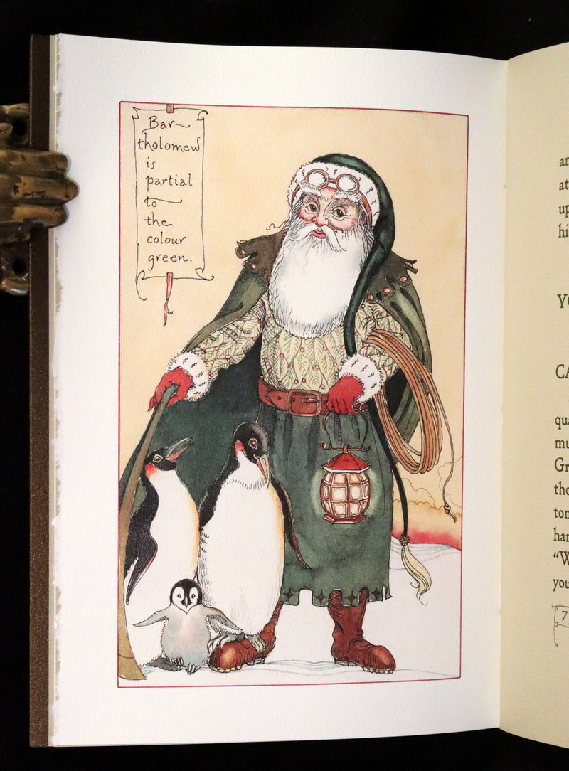 2013 Scarce Signed Deluxe Edition - An Unexpected Gift, A Christmas Tale by Charles van Sandwyk.