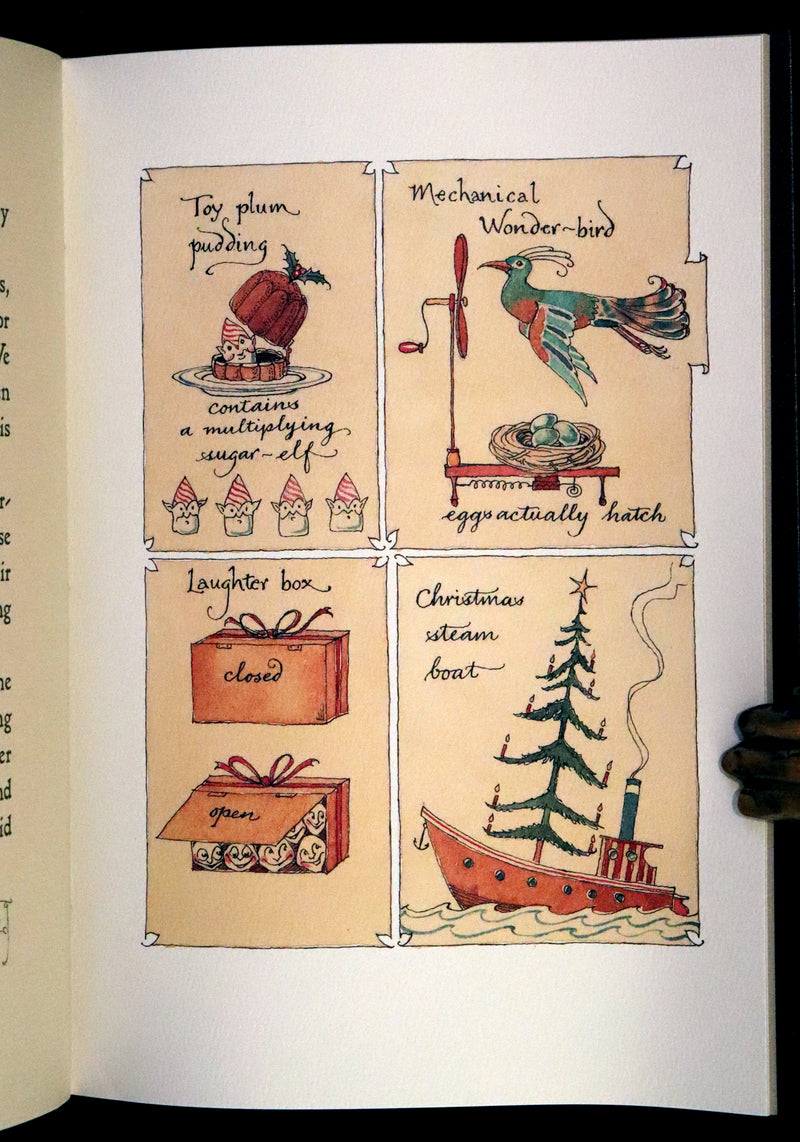 2013 Scarce Signed Deluxe Edition - An Unexpected Gift, A Christmas Tale by Charles van Sandwyk.