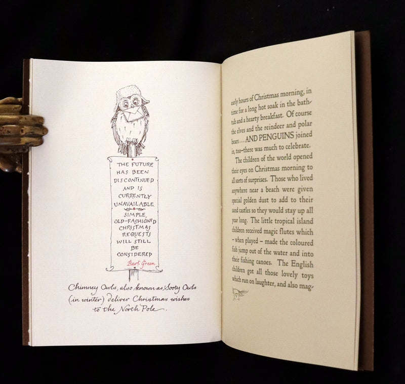 2013 Scarce Signed Deluxe Edition - An Unexpected Gift, A Christmas Tale by Charles van Sandwyk.