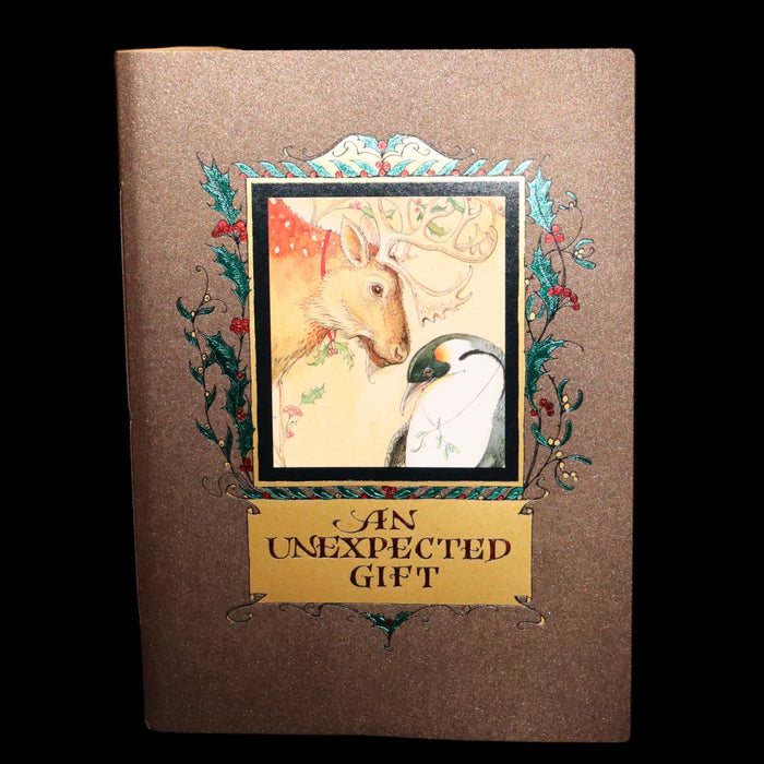 2013 Scarce Signed Deluxe Edition - An Unexpected Gift, A Christmas Tale by Charles van Sandwyk.