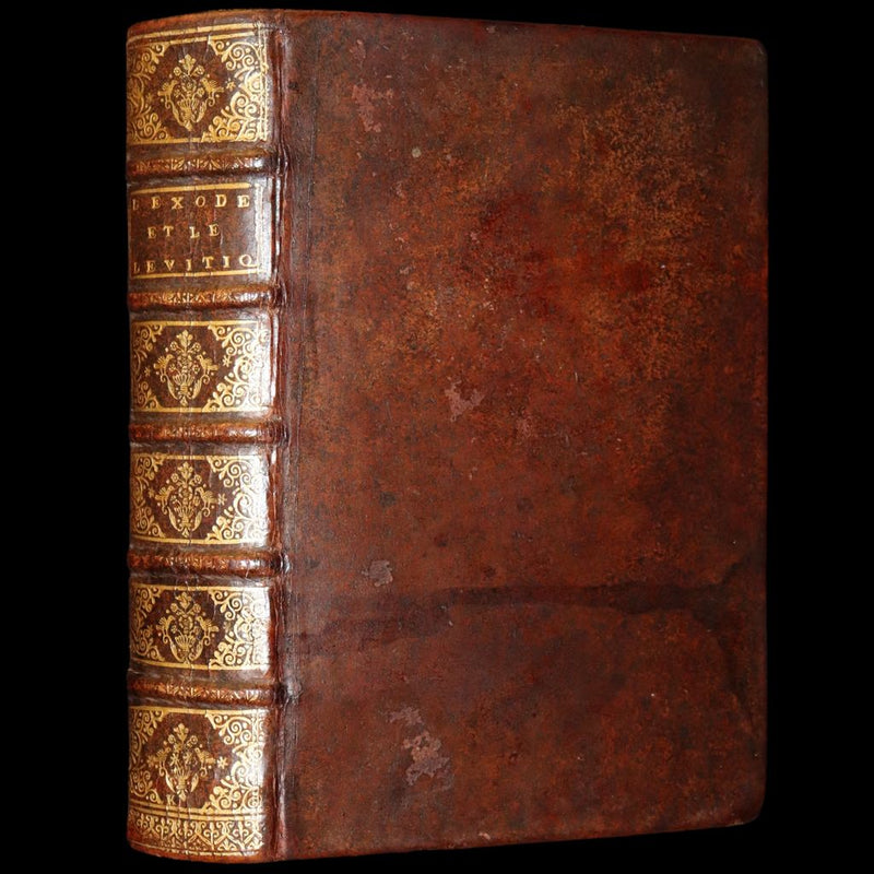 1690 Rare Latin French Bible - The Book of Exodus and Leviticus - L'Exode et Le Levitique.