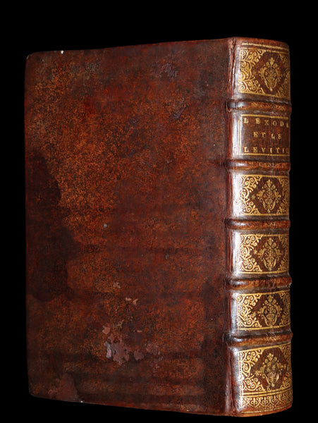 1690 Rare Latin French Bible - The Book of Exodus and Leviticus - L'Exode et Le Levitique.
