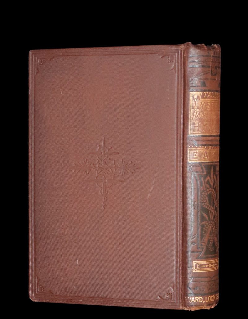 1878 Scarce Book - Edgar Allan POE Tales of Mystery, Imagination, and Humour. Illustrated.