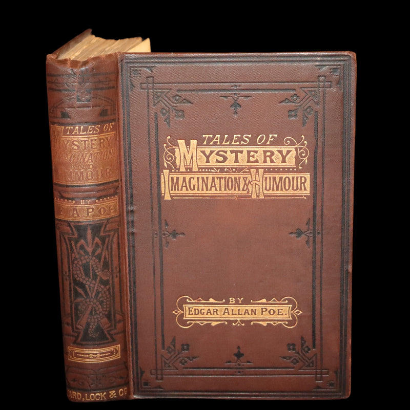 1878 Scarce Book - Edgar Allan POE Tales of Mystery, Imagination, and Humour. Illustrated.