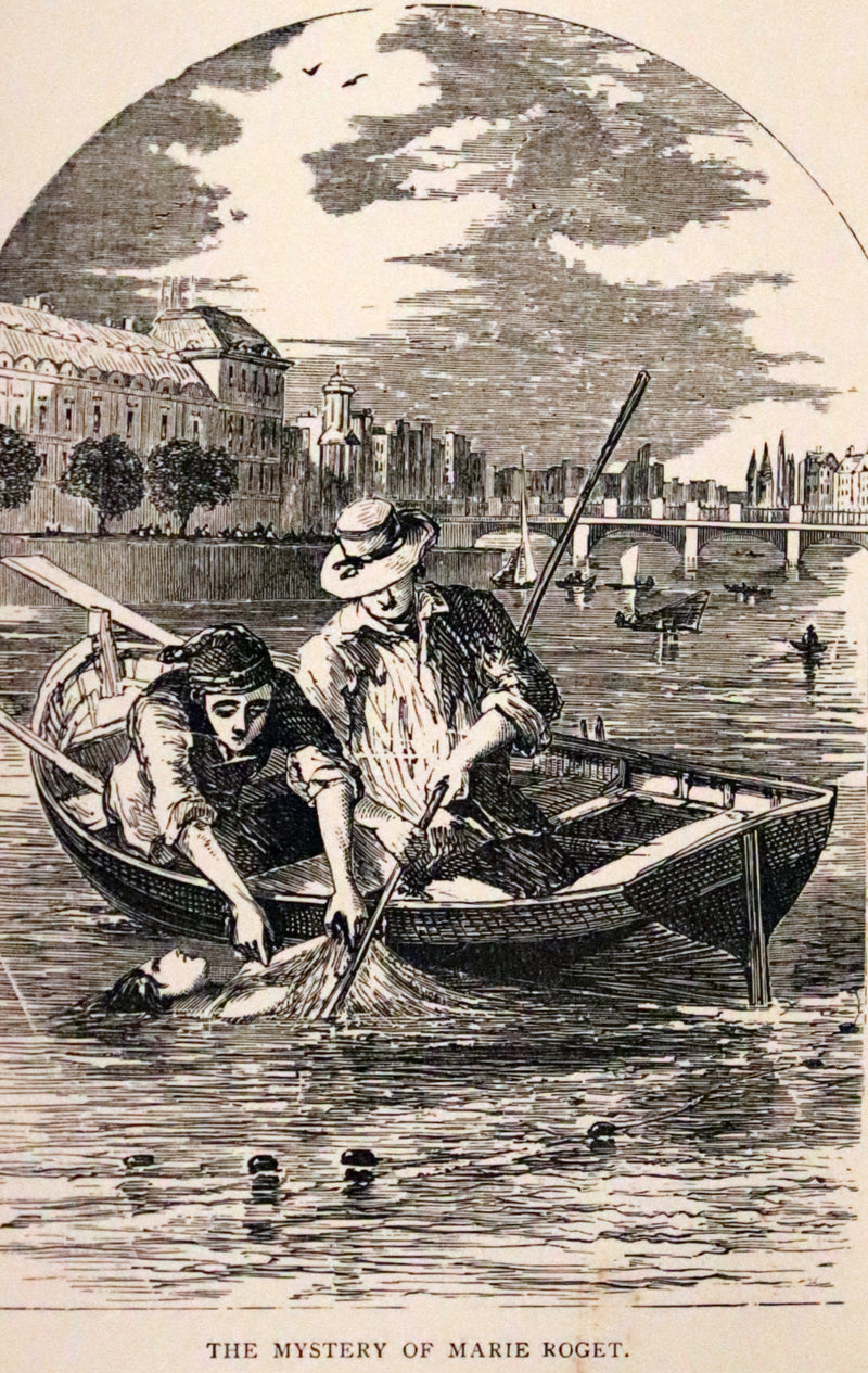 1878 Scarce Book - Edgar Allan POE Tales of Mystery, Imagination, and Humour. Illustrated.