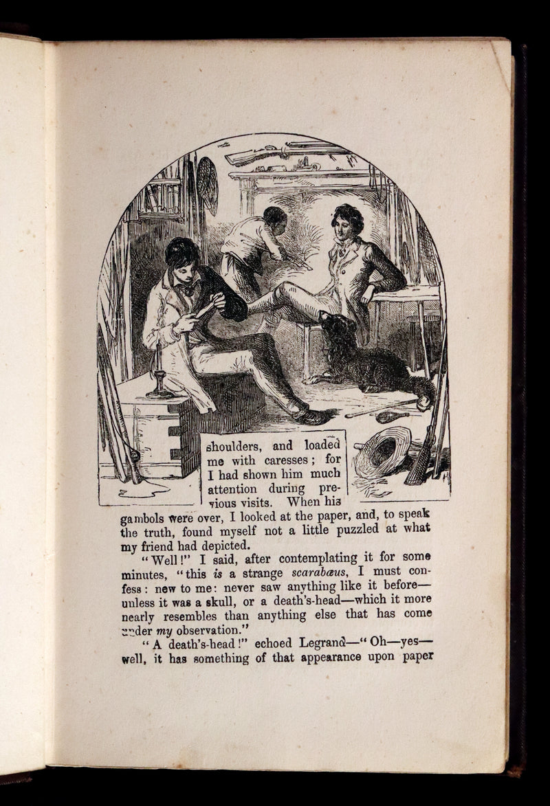 1878 Scarce Book - Edgar Allan POE Tales of Mystery, Imagination, and Humour. Illustrated.