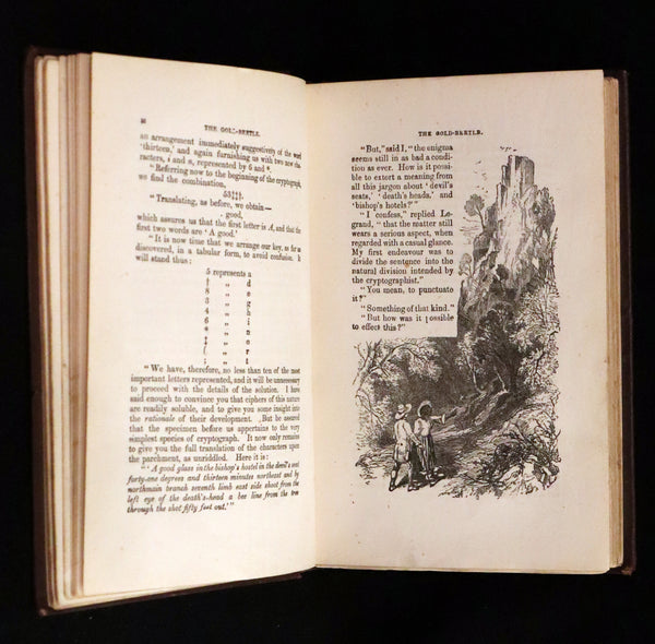 1878 Scarce Book - Edgar Allan POE Tales of Mystery, Imagination, and Humour. Illustrated.