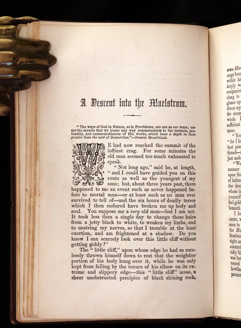 1878 Scarce Book - Edgar Allan POE Tales of Mystery, Imagination, and Humour. Illustrated.