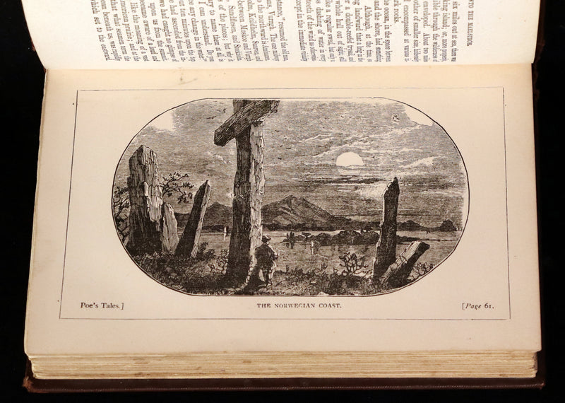 1878 Scarce Book - Edgar Allan POE Tales of Mystery, Imagination, and Humour. Illustrated.