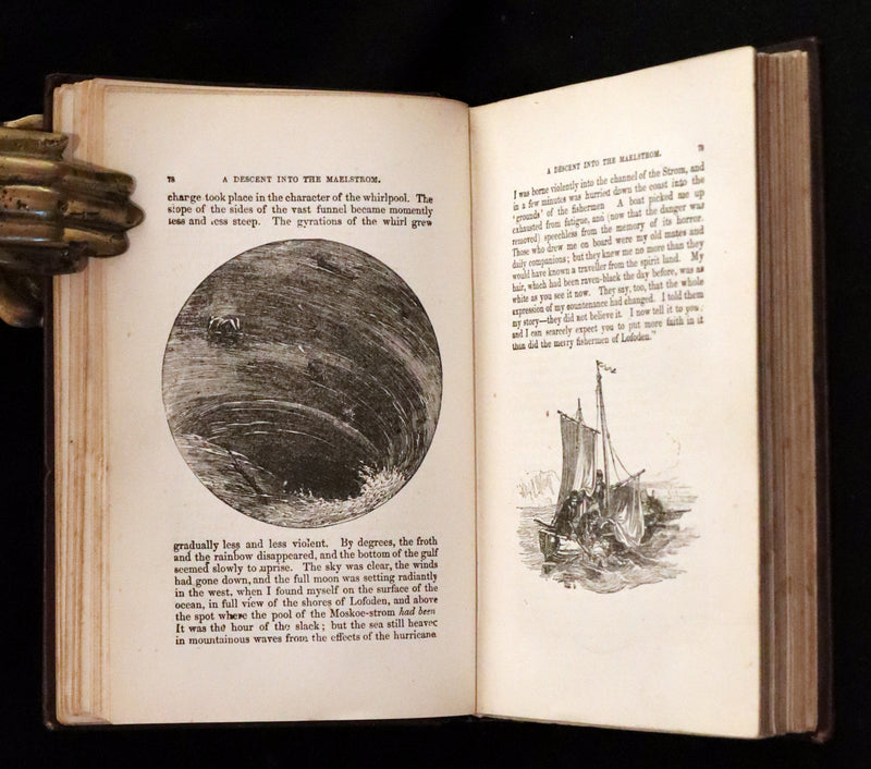 1878 Scarce Book - Edgar Allan POE Tales of Mystery, Imagination, and Humour. Illustrated.