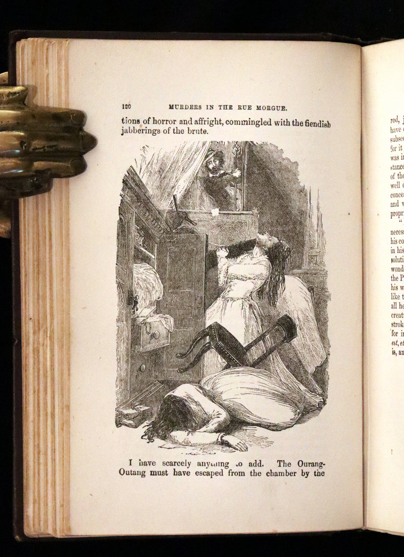 1878 Scarce Book - Edgar Allan POE Tales of Mystery, Imagination, and Humour. Illustrated.