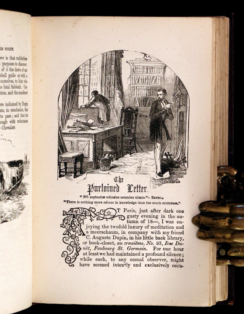 1878 Scarce Book - Edgar Allan POE Tales of Mystery, Imagination, and Humour. Illustrated.