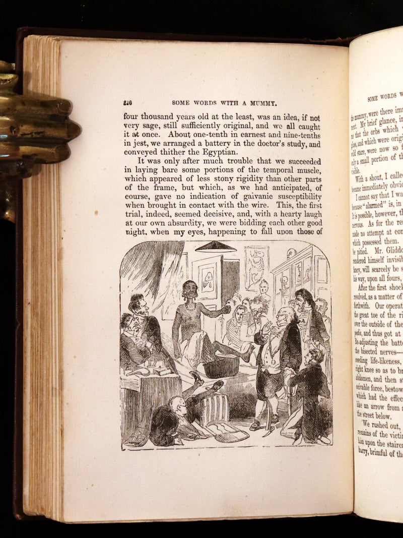 1878 Scarce Book - Edgar Allan POE Tales of Mystery, Imagination, and Humour. Illustrated.