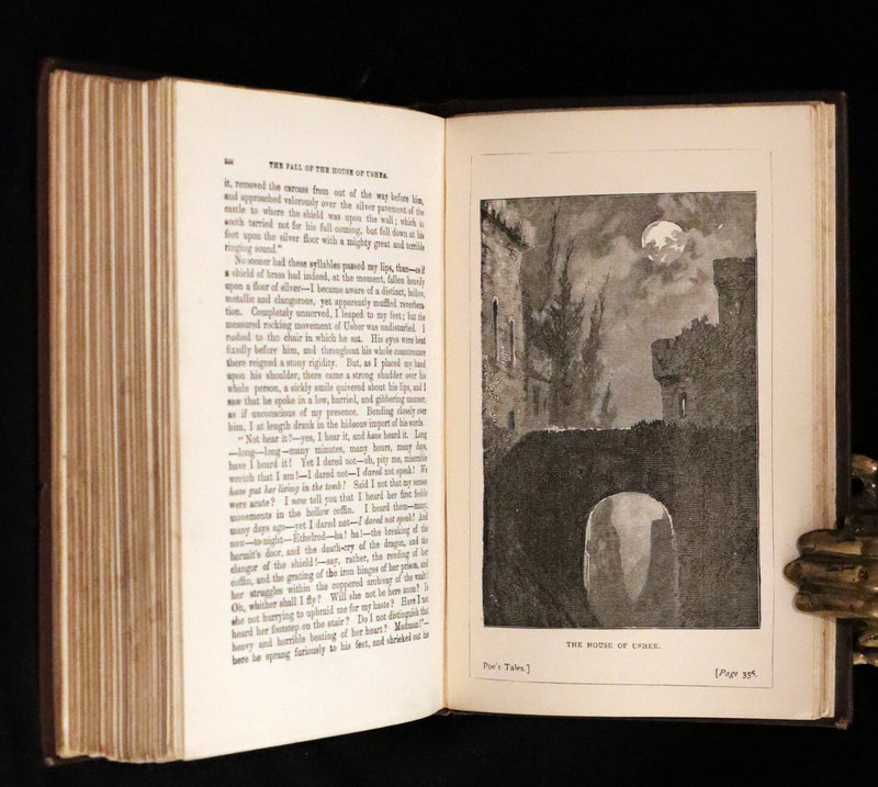 1878 Scarce Book - Edgar Allan POE Tales of Mystery, Imagination, and Humour. Illustrated.